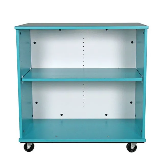 TotMate Mobile Bookcase with Dry Erase Back (36" W x 23" D x 36" H)^ Bookcases