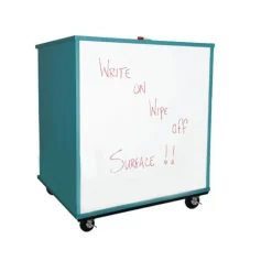 TotMate Mobile Bookcase with Dry Erase Back (36