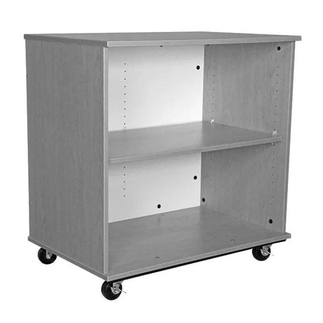 TotMate Mobile Bookcase with Dry Erase Back (36" W x 23" D x 36" H)^ Bookcases