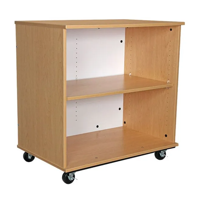 TotMate Mobile Bookcase with Dry Erase Back (36" W x 23" D x 36" H)^ Bookcases