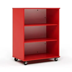 TotMate Mobile Bookcase with Dry Erase Back (36