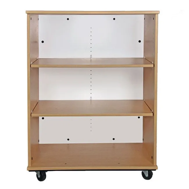 TotMate Mobile Bookcase with Dry Erase Back (36" W x 23" D x 48" H)^ Bookcases