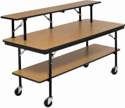 AmTab Mobile Buffet Tables^ Folding