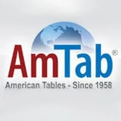 AmTab Mobile Cafeteria Round Stool & Bench Table^ Cafeteria|Cafeteria Tables