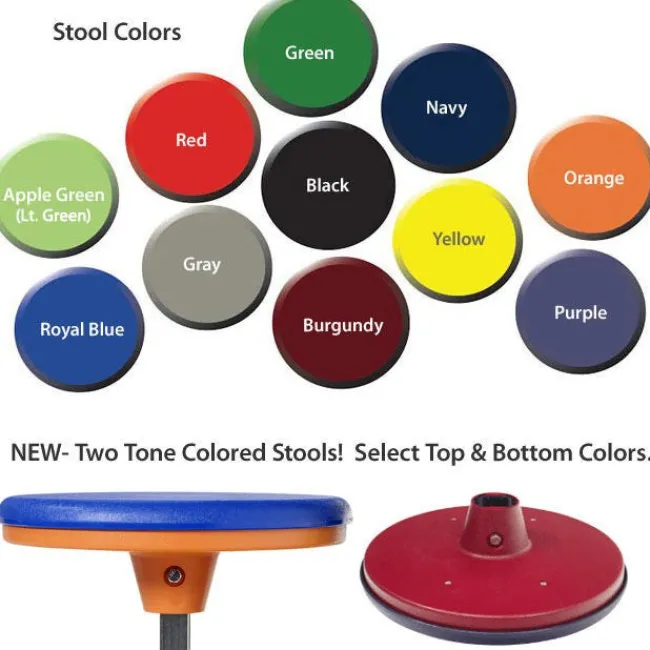 AmTab Mobile Cafeteria Round Stool & Bench Table^ Cafeteria|Cafeteria Tables