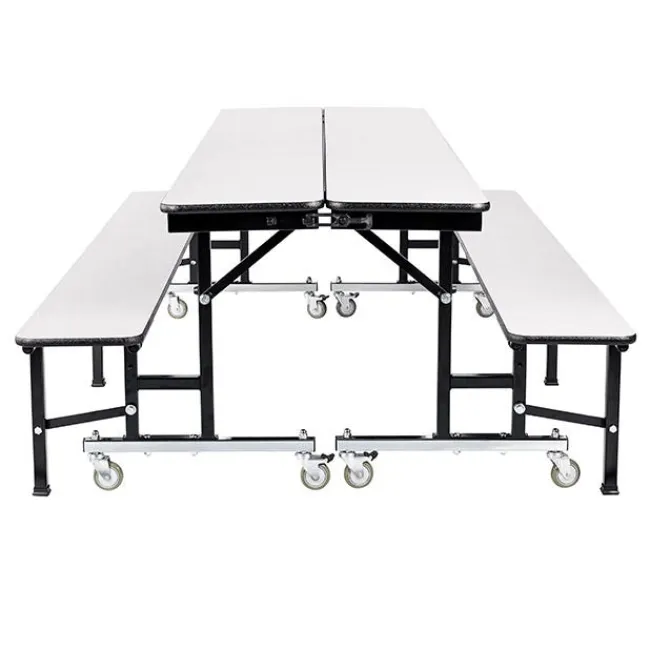 National Public Seating Mobile Convertible Bench Tables^ Cafeteria|Cafeteria Tables