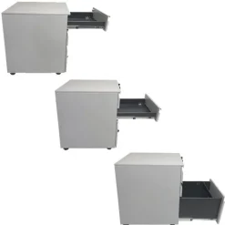 Allied Mobile Double Pedestal Teacher & Administrator Desk (24'' W x 67'' D)^ Teacher Desks|Instructor Desks