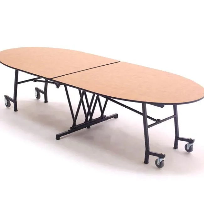 AmTab Mobile Empire Cafeteria Table- 10' L x 46'' W^ Cafeteria|Cafeteria Tables