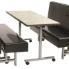 AmTab Mobile Folding Cafeteria Booth & Table Packages^ Cafe Table & Chair Sets|Folding Tables & Chairs