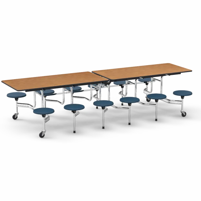 Virco Mobile Folding Stool Cafeteria Tables^ Cafeteria|Cafeteria Tables