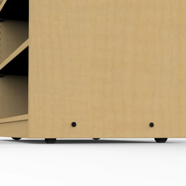 Marco Group Mobile Laminate Bookcase with Shelves^ Bookcases