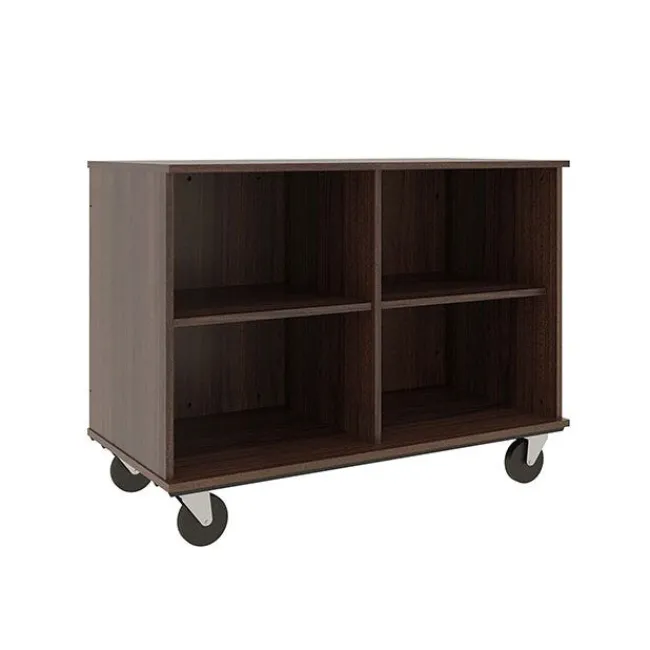Stevens Industries Mobile Open Divided Storage Cabinet^ Bookcases