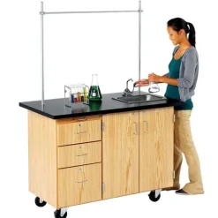 Diversified Spaces Mobile Storage Desks^ Mobile Lab Units