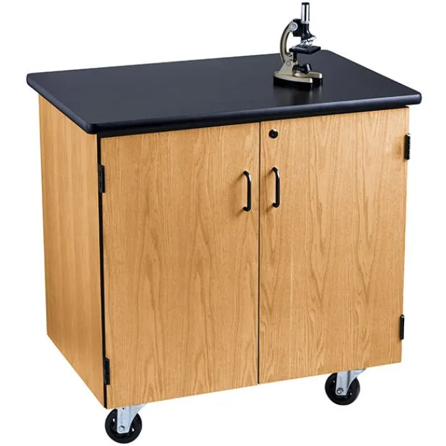 National Public Seating Mobile Storage Science Cabinet^ Mobile Cabinets