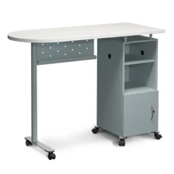 Great Openings Mobile Teacher's Standing Height Desk^ Teacher Desks