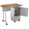 Mooreco Mobile Teacher Standing Height Workstation II^ Teacher Desks|Instructor Desks