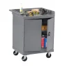 Tennsco Mobile Workbench with 2-Door Storage Cabinet^ Mobile Cabinets|Workshop & Tool Cabinets