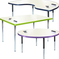 Allied Modern Classic Dry Erase MarkerBoard Tables^ Dry Erase