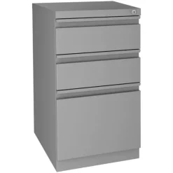 Hirsh Industries Modern Teacher T-Leg Desk w/ Single Pedestal - 60” W x 24” D^ Teacher Desks|Instructor Desks