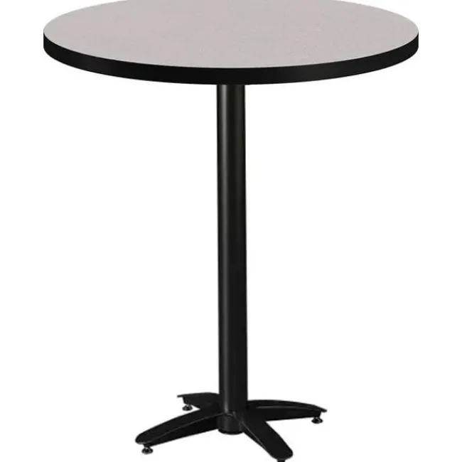 KFI Seating Mode Round Barstool Height Cafe Table w/ Arched Base^ Cafe Tables|Café