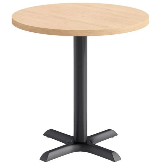 KFI Seating Mode Round Cafe Table w/ Black X-Base^ Cafe Tables|Café