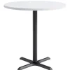 KFI Seating Mode Round Counter Height Cafe Table w/ Black X-Base^ Cafe Tables|Café