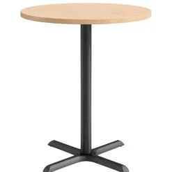 KFI Seating Mode Round Counter Height Cafe Table w/ Black X-Base^ Cafe Tables|Café