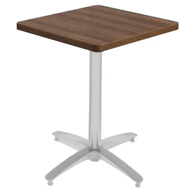 KFI Seating Mode Silver Arched Base Square Bar Height Cafe Tables^ Cafe Tables|Café