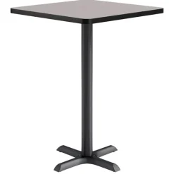 KFI Seating Mode Square Bar Height Cafe Table w/ Black X Base^ Cafe Tables|Café