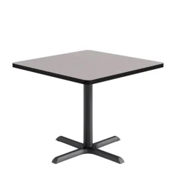 KFI Seating Mode Square Counter Height Cafe Table w/ Black X-Base^ Cafe Tables|Café