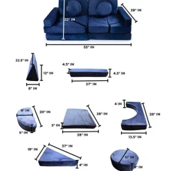 Bintiva Modular Children's Sofa Set^ Flexible Seating