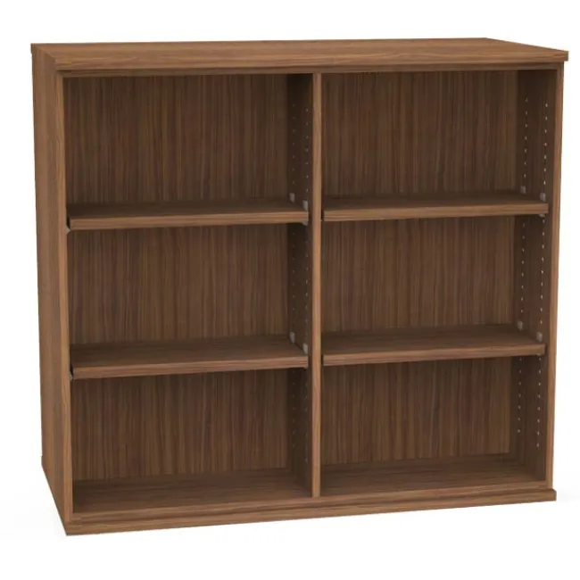 WB Mfg Modular Single Sided Open Bookcase w/ 1 Divider & 4 Adjustable Shelves^ Bookcases