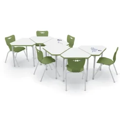 Mooreco Monroe Dry Erase Desk & Hierarchy Chair Packages^ Collaborative Desks|Desk & Chair Packages