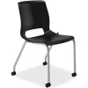 Hon Motivate Mobile Stacking Chairs, Set of 2^ Plastic Stacking Chairs|Padded Stack Chairs