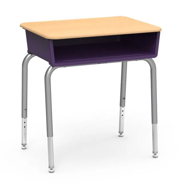 Virco 785M Solid Plastic Open Front Student Desks^ Open Front School Desks