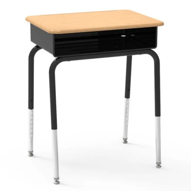 Virco 785M Solid Plastic Open Front Student Desks^ Open Front School Desks
