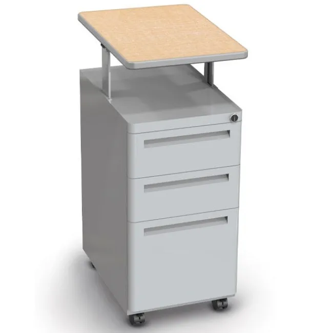 Mooreco MTD Height Adjustable File Cabinet^ Counter-Height Storage|File Cabinets