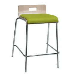 KFI Seating Multi-Use Padded Counter Height Half-Back Stool^ Cafe Stools|Stools