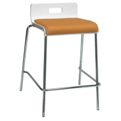 KFI Seating Multi-Use Padded Counter Height Half-Back Stool^ Cafe Stools|Stools