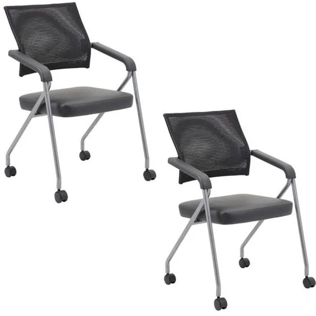 Boss Nesting Mesh Back Chair Set^ Folding Chairs