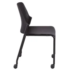 Safco Products Next Series Stack Chairs w/ Casters (Set of 4)^ Church|Plastic Stacking Chairs