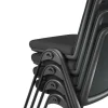 N9NE Node Stackable Guest Chair^ Padded Stack Chairs
