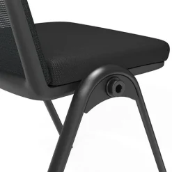 N9NE Node Stackable Guest Chair^ Padded Stack Chairs