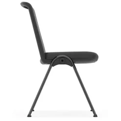 N9NE Node Stackable Guest Chair^ Padded Stack Chairs