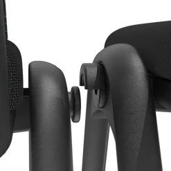 N9NE Node Stackable Guest Chair^ Padded Stack Chairs