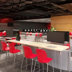 Smith System Numbers High Range Two-Student Desks^ Two Student Desks