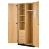 Diversified Spaces Oak Wardrobe Cabinet^ Lab Storage|Tall Cabinets