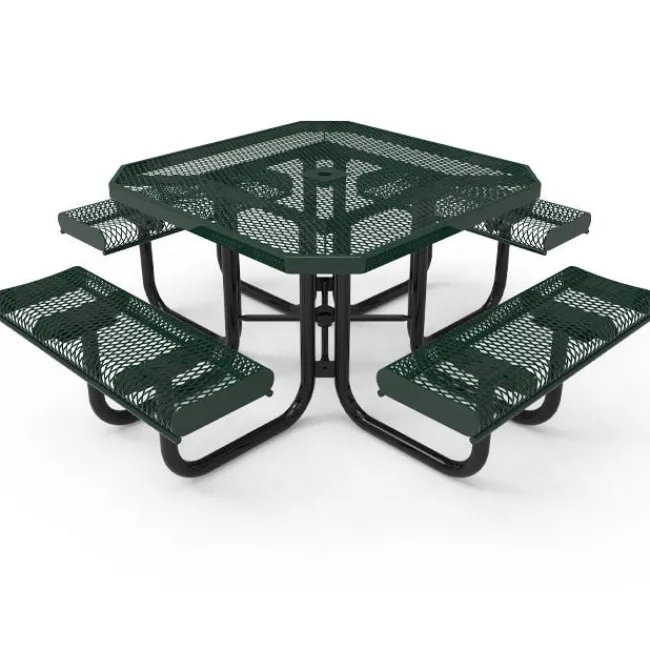 MyTCoat Octagon Rolled Edge Portable Picnic Tables^ Picnic Tables|Outdoor Picnic