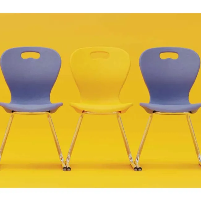 Columbia Omnia Cantilever Chair (18" H - 5th-Adult)^ Plastic Stacking Chairs