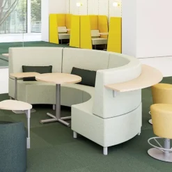 Mooreco Orbit Mediaspace Soft Seating with Shelf^ Soft Seating|Tablet Arm